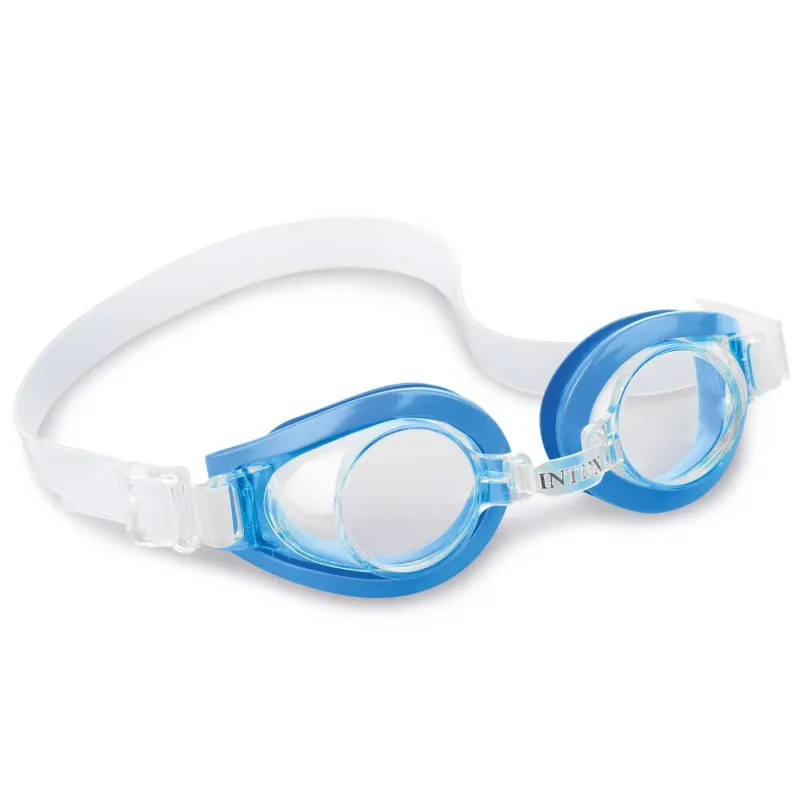 Lunettes de Natation pour Enfants Intex 55602 jaune, idéales pour s'amuser dans l'eau au jardin