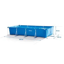 Piscine Tubulaire 450x220x84 cm 16 en 1 Intex 28274 pour les familles