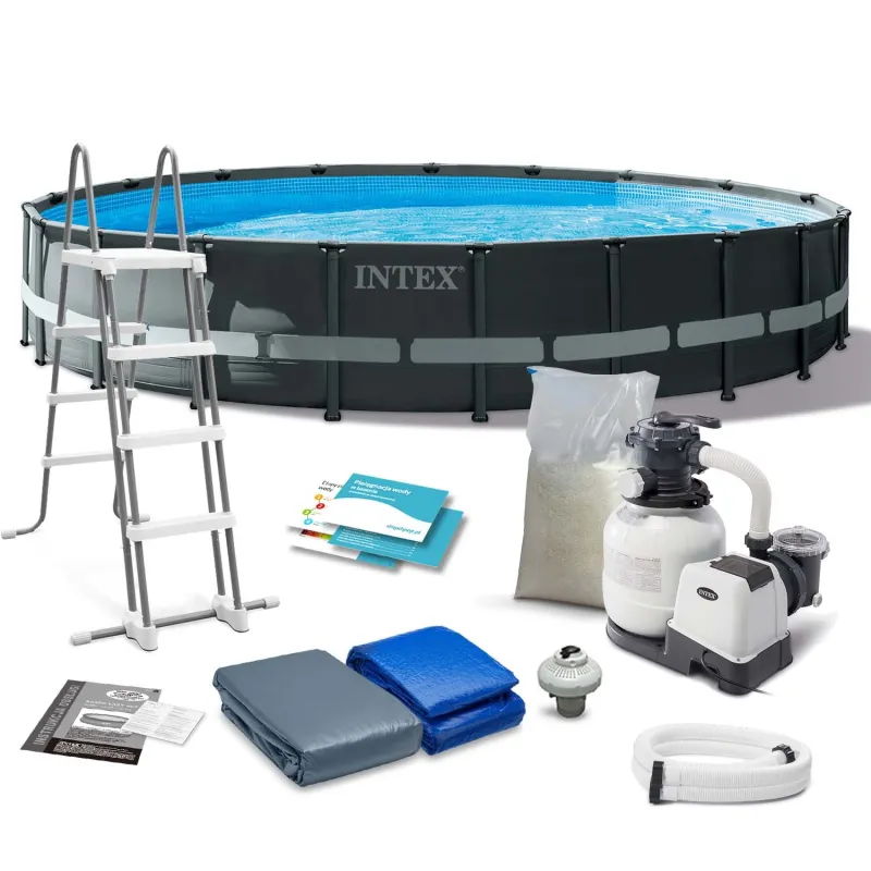 Piscine de Jardin Tubulaire 610 x 122 cm 12-en-1 INTEX 26334