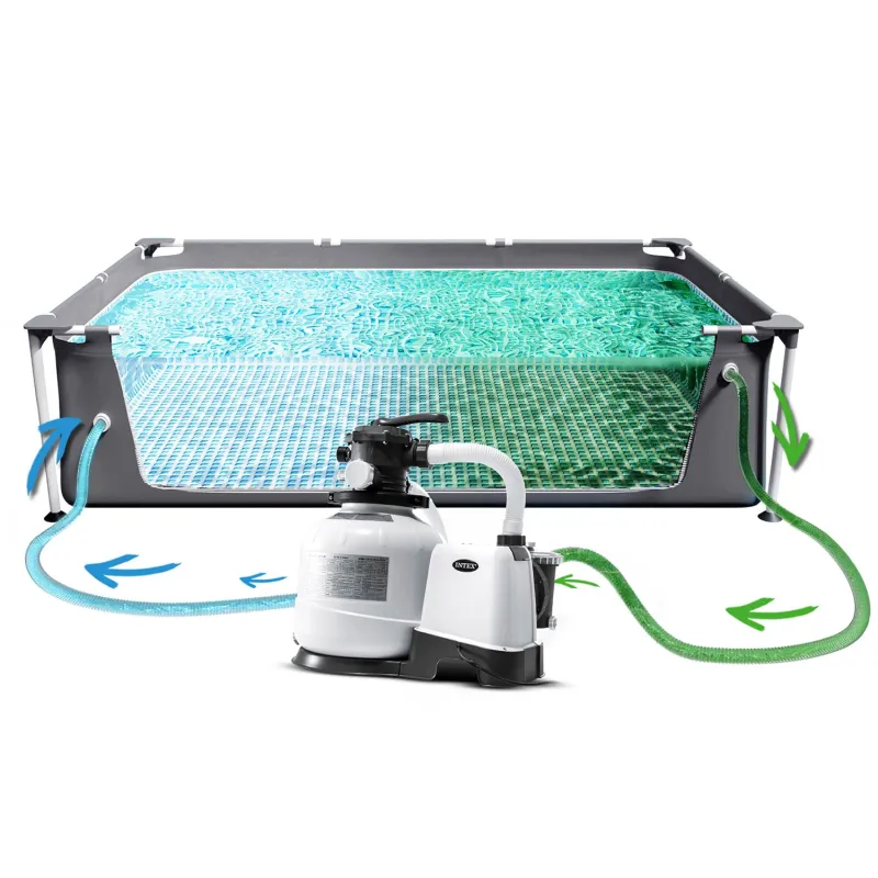 Piscine de jardin adaptée à toute la famille 975 x 488 x 132 cm