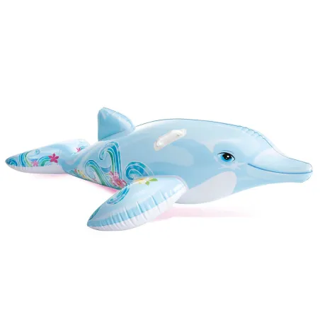 Jouet gonflable en forme de dauphin bleu pour jeux aquatiques, INTEX 58535