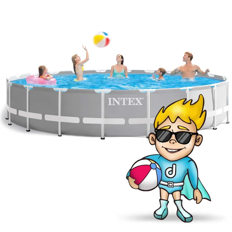 Piscine de jardin bleue 610 x 132 cm INTEX 26756 pour le plaisir en extérieur