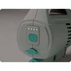 Aspirateur de piscine bleu, parfait pour une utilisation en extérieur dans les jardins