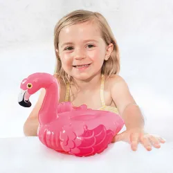 Flamant gonflable pour le bain, idéal pour s'amuser dans la baignoire ou à la piscine