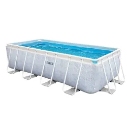 Piscine 400 x 200 x 100 cm pour des journées d'été en plein air