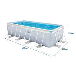 Piscine tubulaire 400 x 200 x 100 cm pour le plaisir en famille