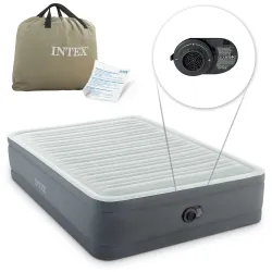 Matelas Gonflable 203x152x46 cm avec Pompe Électrique Intégrée INTEX 64906ND