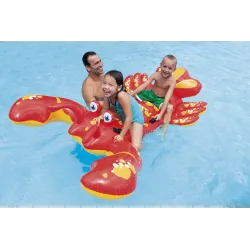 Jouet aquatique coloré en forme de homard 213 x 137 cm