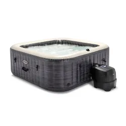 SPA gonflable avec hydromassage, design élégant et utilisation facile, parfait pour se détendre