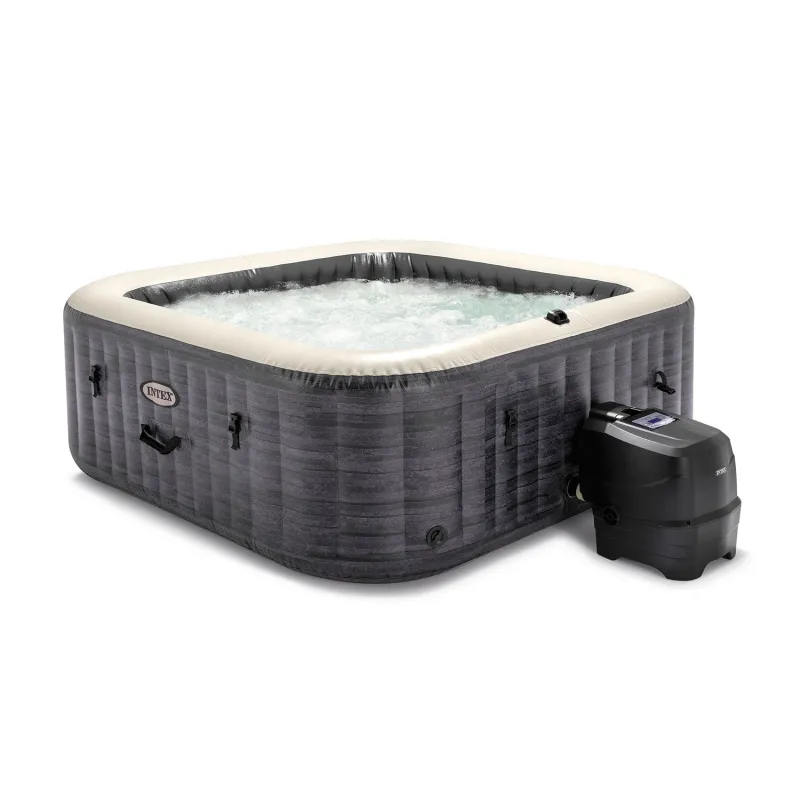 SPA gonflable avec hydromassage, design élégant et utilisation facile, parfait pour se détendre