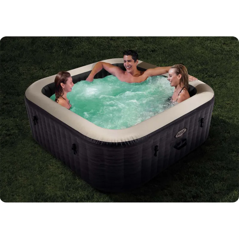 SPA gonflable avec hydromassage, parfait pour le jardin ou la terrasse, détente par tous les temps