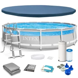 Piscine de jardin 12-en-1 427 x 107 cm, pour des journées ensoleillées