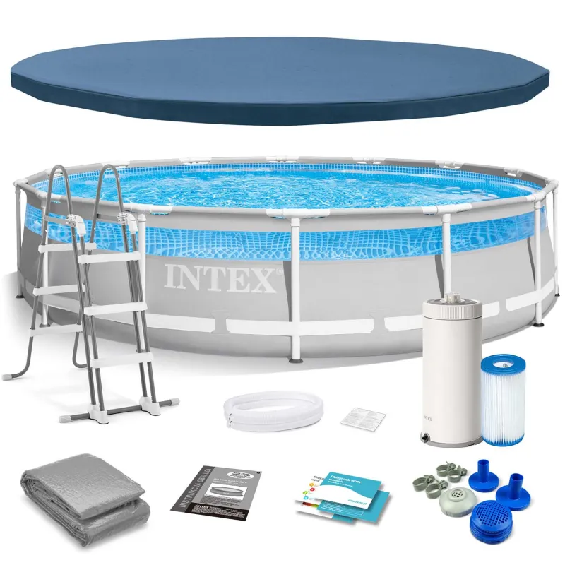 Piscine de jardin 12-en-1 427 x 107 cm, pour des journées ensoleillées