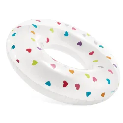 Bouée de natation en forme de cœur, résistante, 81 cm de long