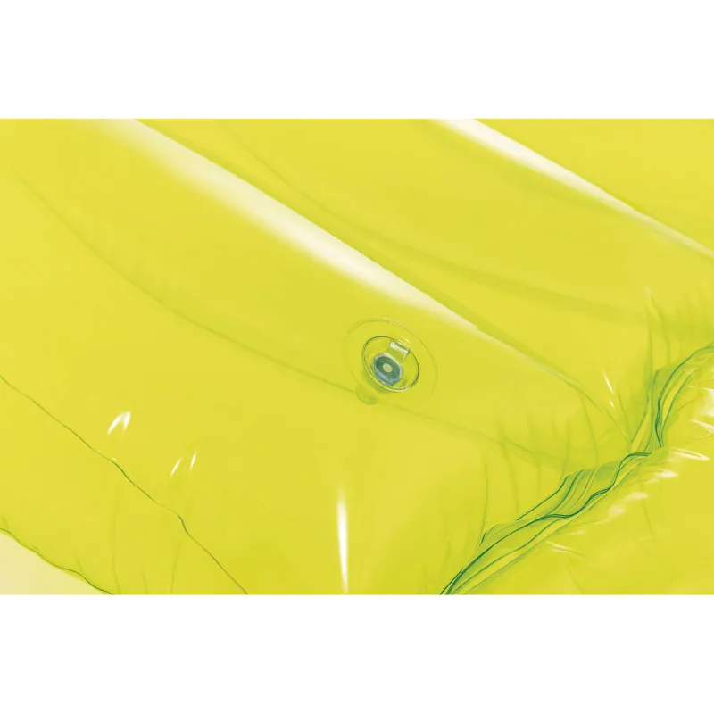 Matelas de nage vert citron, idéal pour les enfants et les adultes dans l'eau