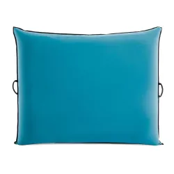 Matelas gonflable Luxe Lounge bleu, idéal pour l'été