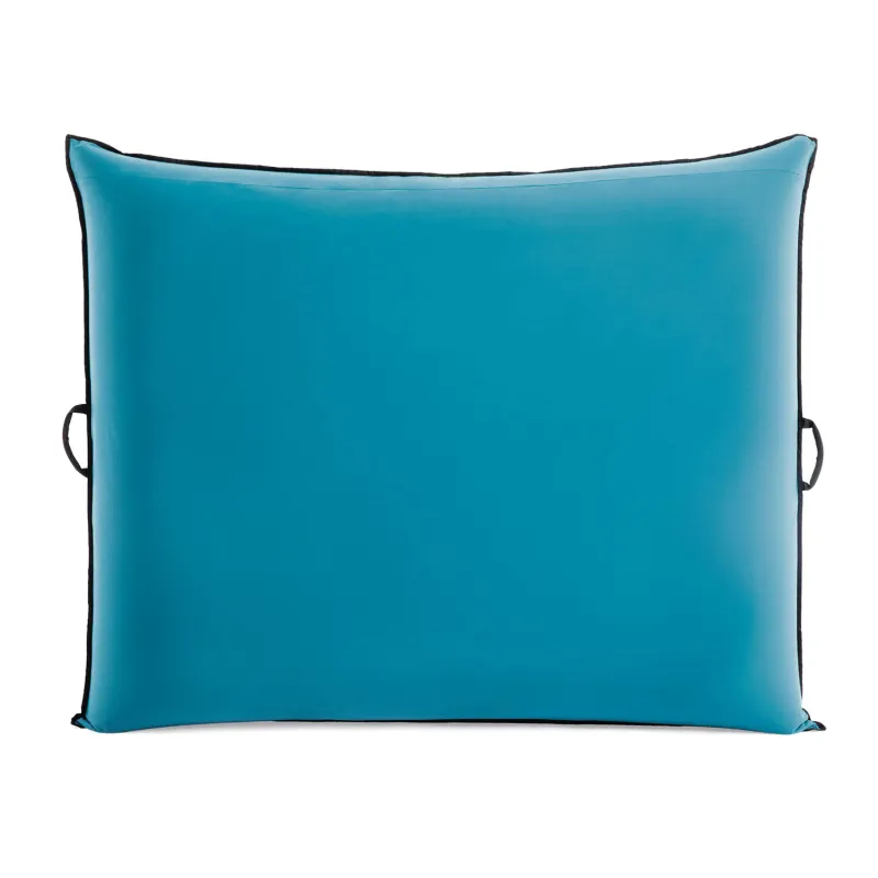 Matelas gonflable Luxe Lounge bleu, idéal pour l'été