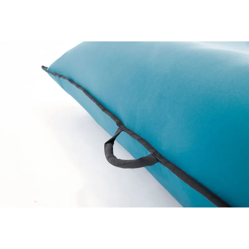 Matelas gonflable Luxe Lounge avec coussin, parfait pour se détendre dans l'eau
