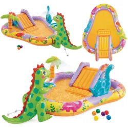 Aire de jeux gonflable Dinosaures Intex 56139
