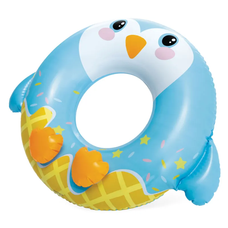 Bouée de natation durable en forme de pingouin 81 cm, parfaite pour les enfants
