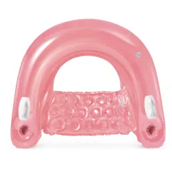 Fauteuil de nage rose, parfait pour se détendre dans l'eau