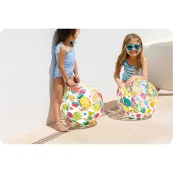 Ballon de plage gonflable, parfait pour s'amuser au jardin ou à la plage, 51 cm