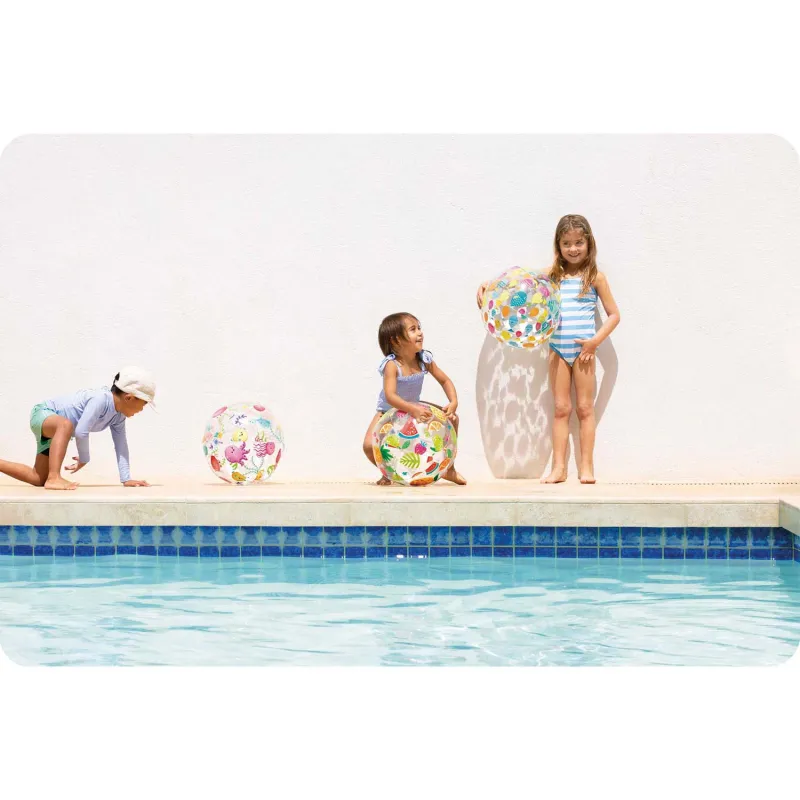 Ballon de plage gonflable pour enfants, 51 cm, idéal pour les jeux aquatiques