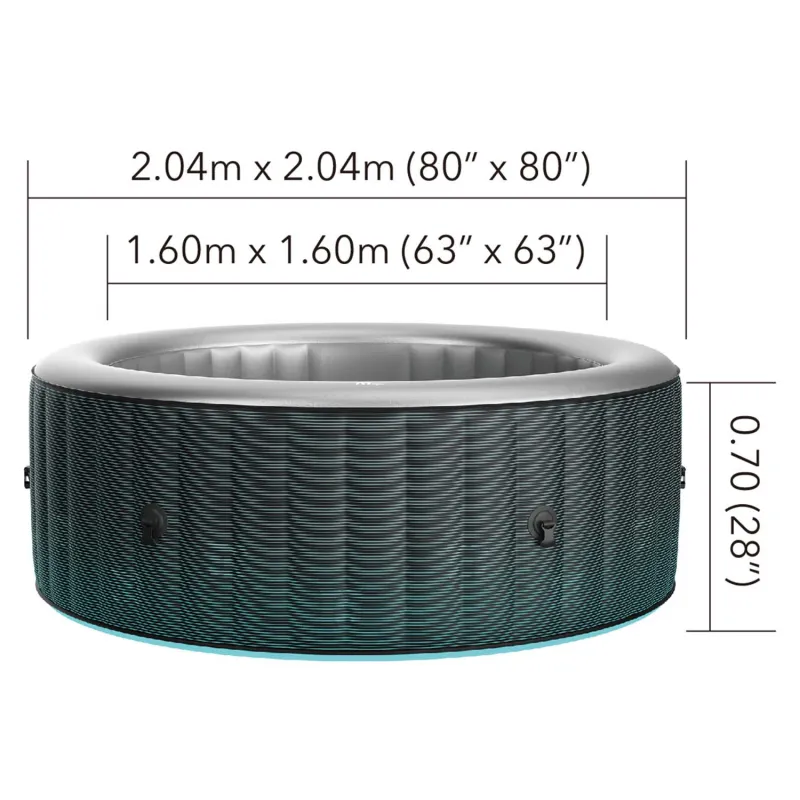 SPA gonflable Starry, détente entre amis dans le jardin