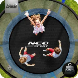 Trampoline de jardin 6ft en matériau durable, sûr pour les enfants
