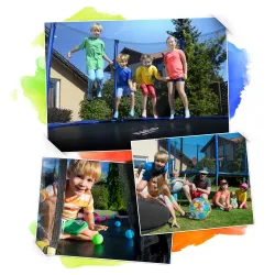 Trampoline de Jardin 6ft parfait pour le plaisir en plein air des enfants
