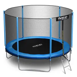 Trampoline de jardin 8ft vert, parfait pour jouer à l'extérieur