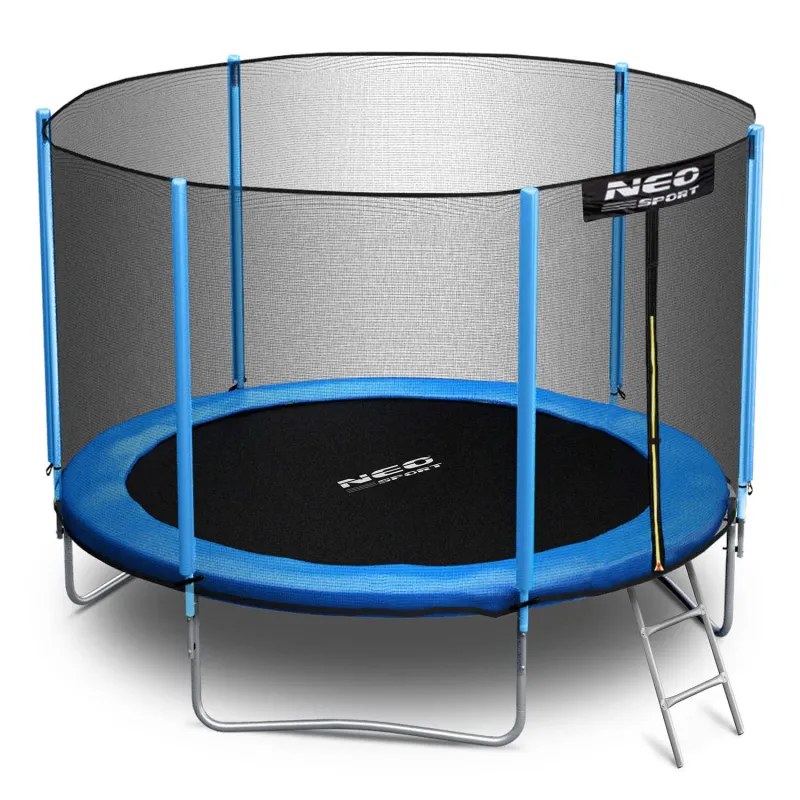 Trampoline de jardin 8ft vert, parfait pour jouer à l'extérieur