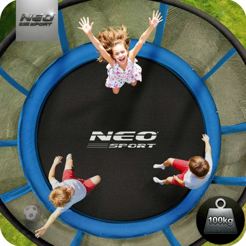 Trampoline de jardin 8ft avec construction robuste, sûr pour les enfants