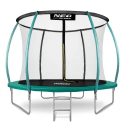 Trampoline de jardin 10ft en matériau durable, idéal pour le jeu en extérieur