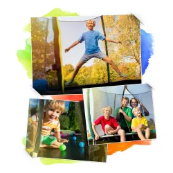 Trampoline de jardin 10ft, idéal pour s'amuser dans le jardin, adapté aux enfants et aux adultes