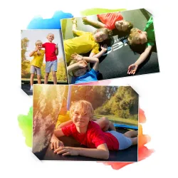 Trampoline de jardin 10ft avec échelle, conçu pour un accès et un jeu en toute sécurité