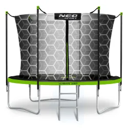 Trampoline de Jardin Neo-Sport 10ft/312cm avec Filet Intérieur et Échelle