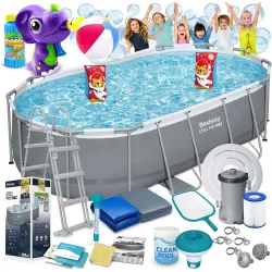 Bestway 56620 Piscine Tubulaire 427 x 250 x 100 cm 18in1