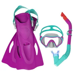 Bestway 25046 Ensemble Palmes-Masque pour Jeunes