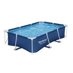 Piscine cadre jardin 259x170x61 cm adaptée pour toute la famille