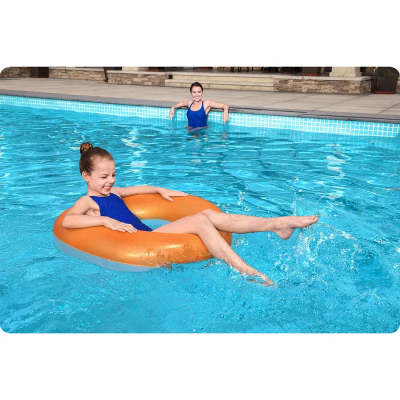Grand anneau de nage 91 cm, confortable et sûr pour les enfants