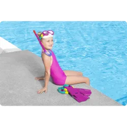Ensemble de Plongée Bestway 25019, idéal pour des vacances en famille au bord de l'eau