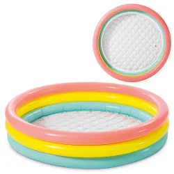 Piscine Gonflable Enfant 3 Couleurs 114 x 25 cm INTEX 57412