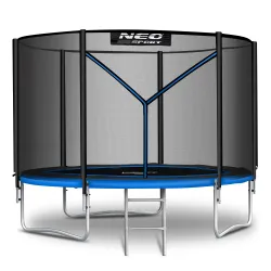 Trampoline de jardin 6ft/183cm avec filet externe et échelle Neo-Sport