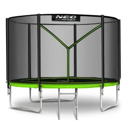 Trampoline de Jardin Neo-Sport 6ft/183cm avec Filet Externe et Échelle