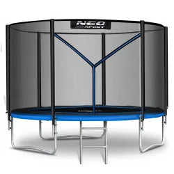 Trampoline de Jardin Neo-Sport 10ft/312cm avec Filet Externe et Échelle