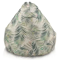 Pouf Poire Drop XXL imperméable, parfait pour une utilisation extérieure et au jardin