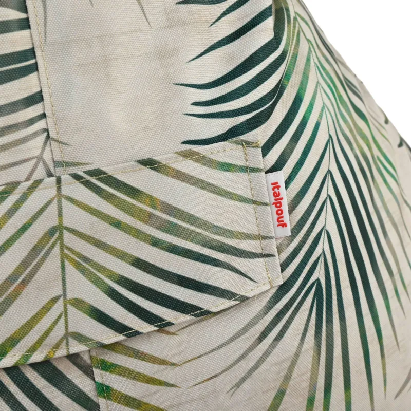 Pouf Poire Drop XXL imperméable, idéal pour se détendre à l'extérieur et au jardin