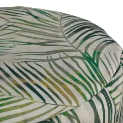 Repose-pieds rond en nylon imperméable pour l'extérieur