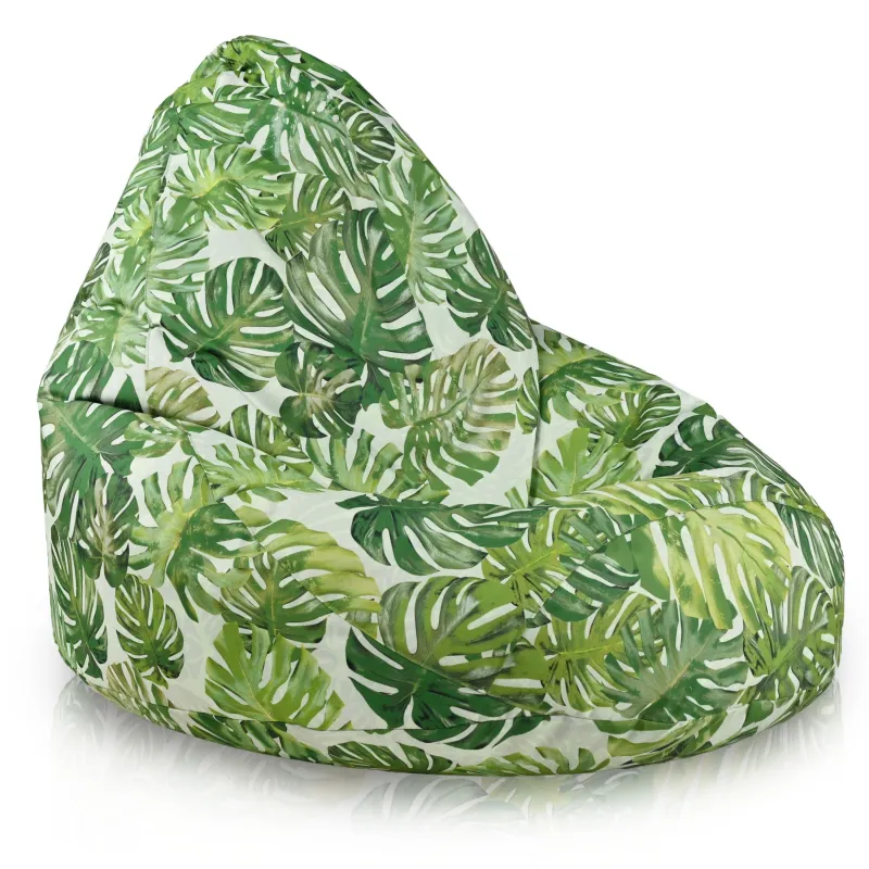 Pouf Poire Drop XXL imperméable, idéal pour jardin et terrasse